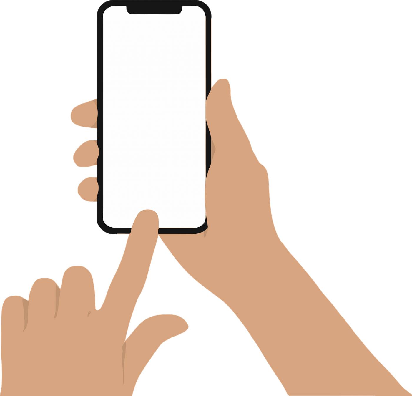 mobile cell hand phone smartphone  svg vector