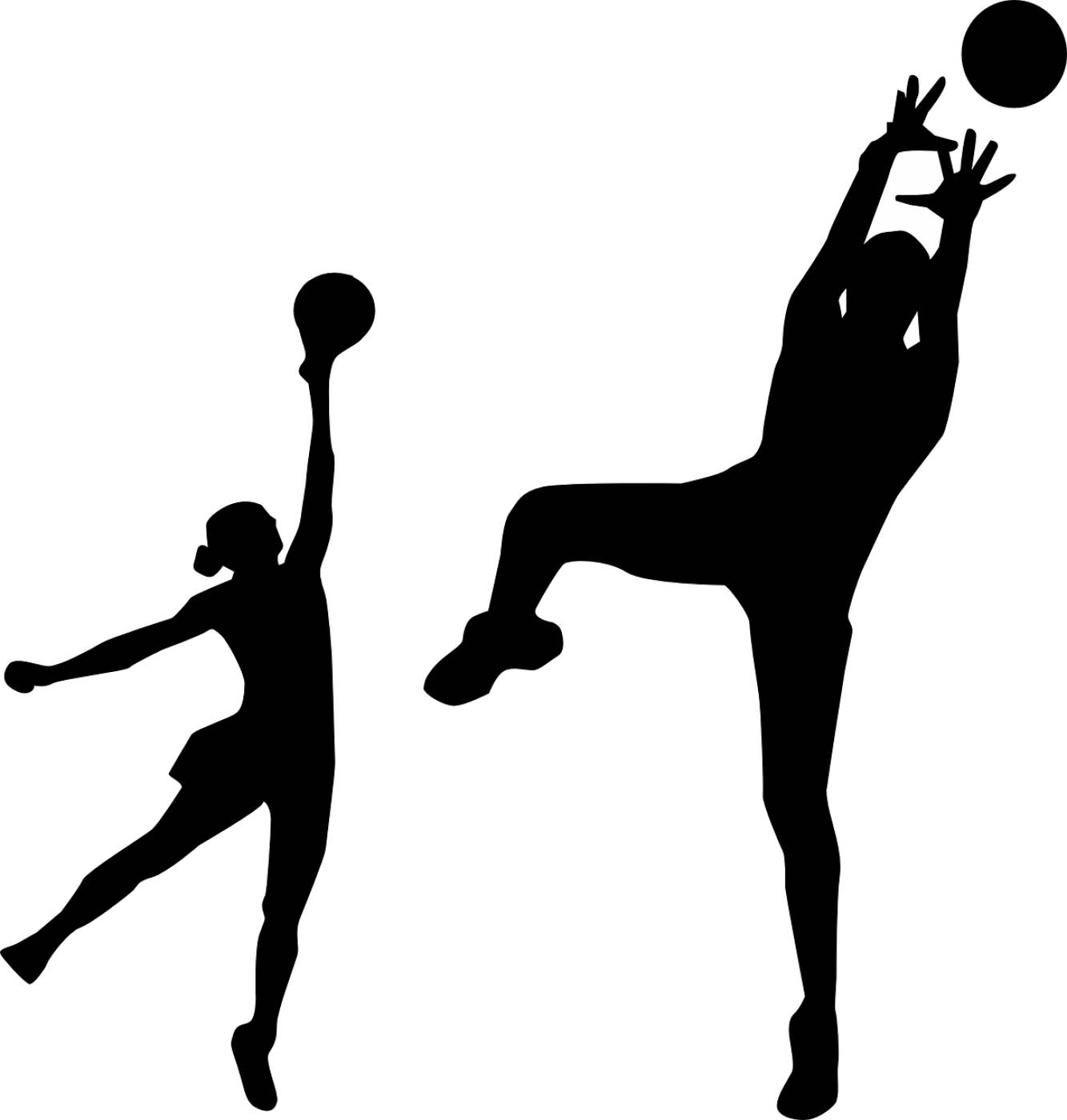 volleyball basketball sport girl  svg vector
