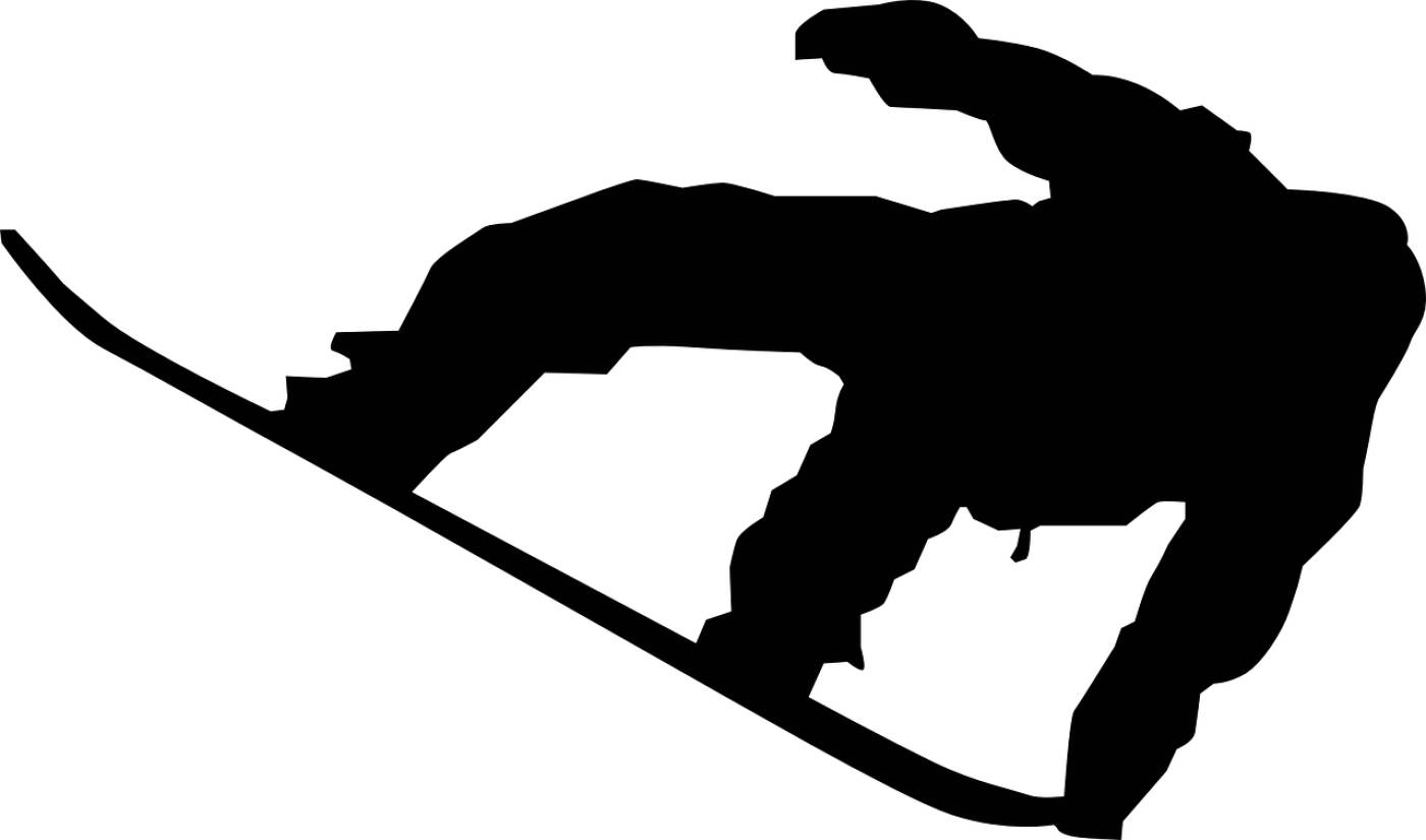 snowboard snowboarder silhouette  svg vector
