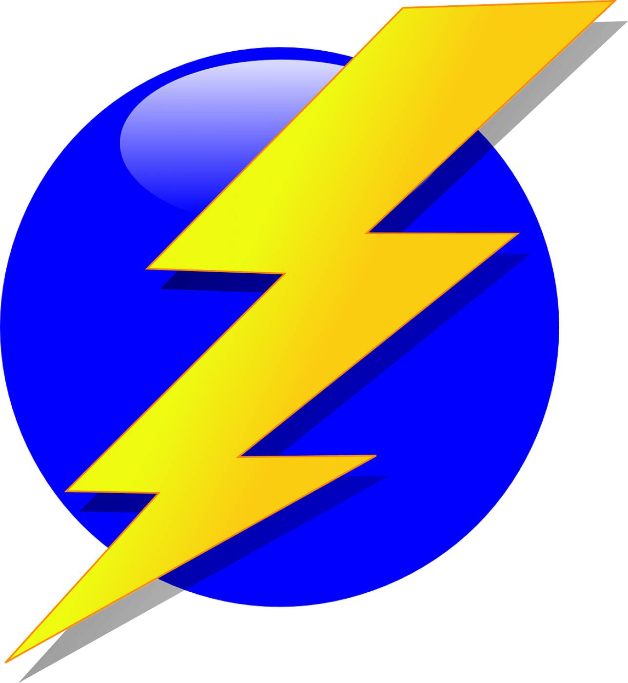 bolt lightning electricity flash  svg vector