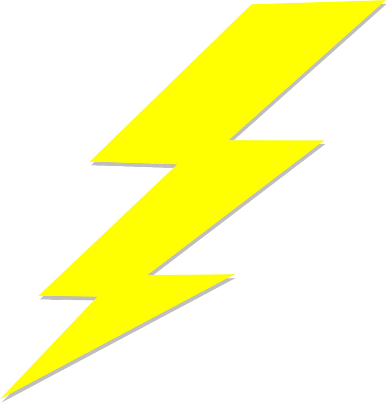 lightning bolt blitz yellow anger  svg vector