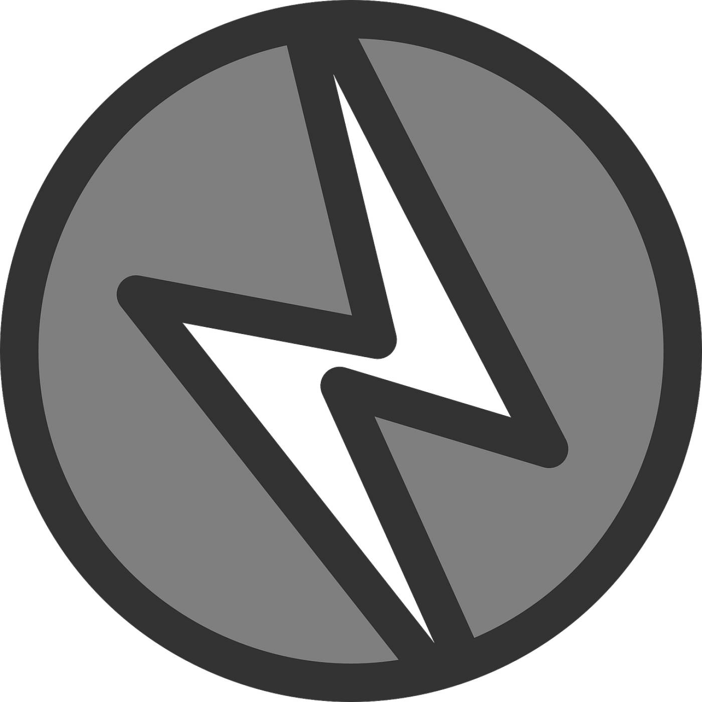 lightning bolt icon symbol power  svg vector