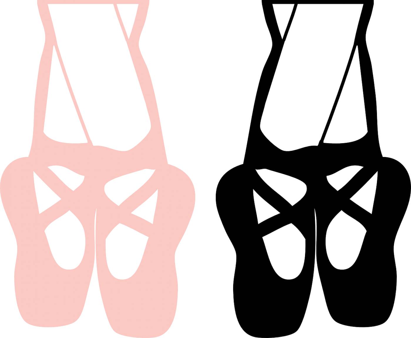 dance girl feet pink shoes ballet  svg vector
