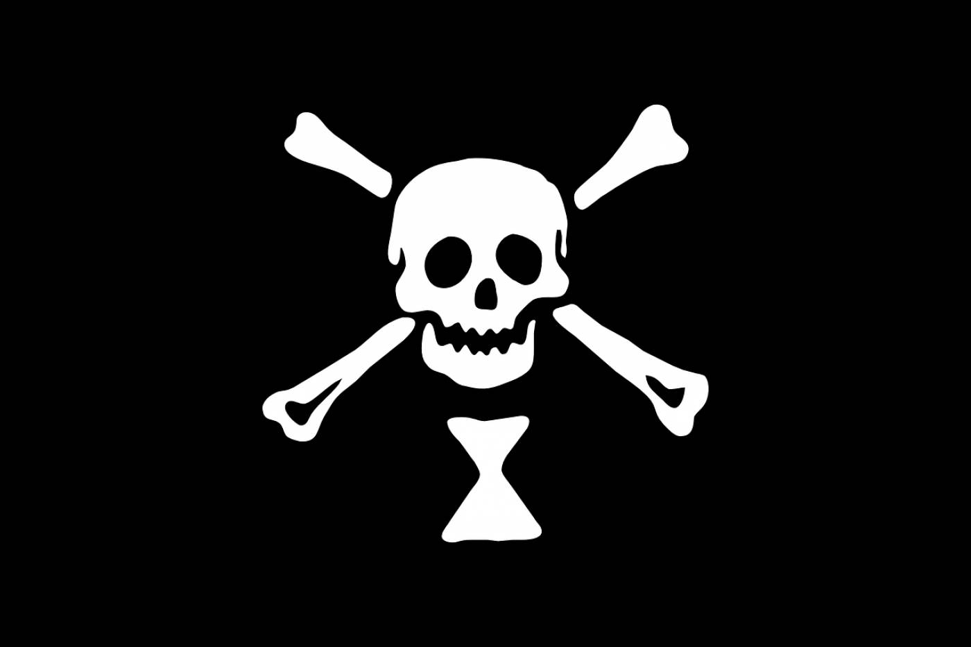 flag pirate jolly roger  svg vector