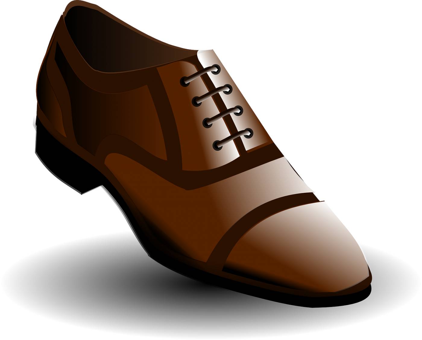 low shoe shoe brown clothing foot  svg vector