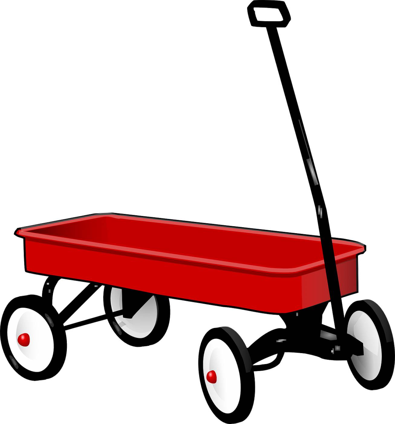 pull wagon trolley pulling cart  svg vector