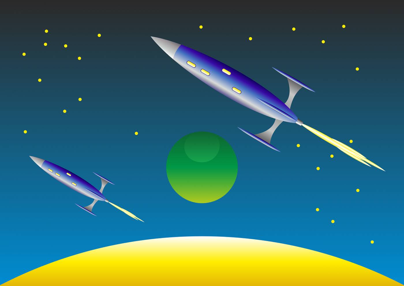 rocket spaceship space travel  svg vector