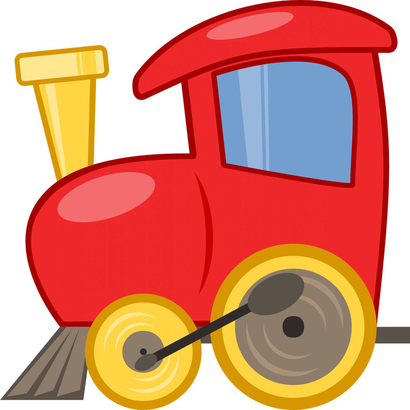 toy train locomotive red cute  svg vector