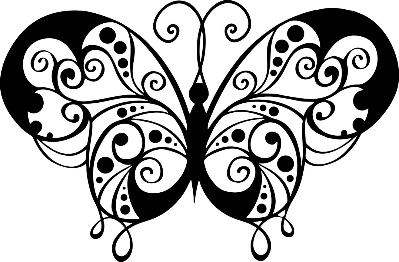 animal butterfly decorative  svg vector