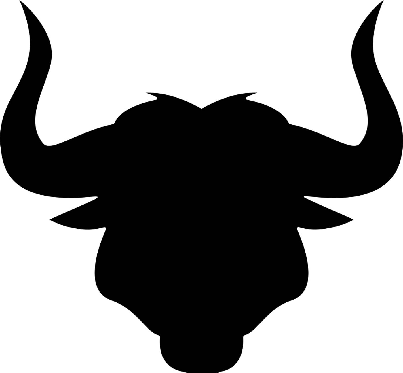 bull cow head cattle animal farm  svg vector