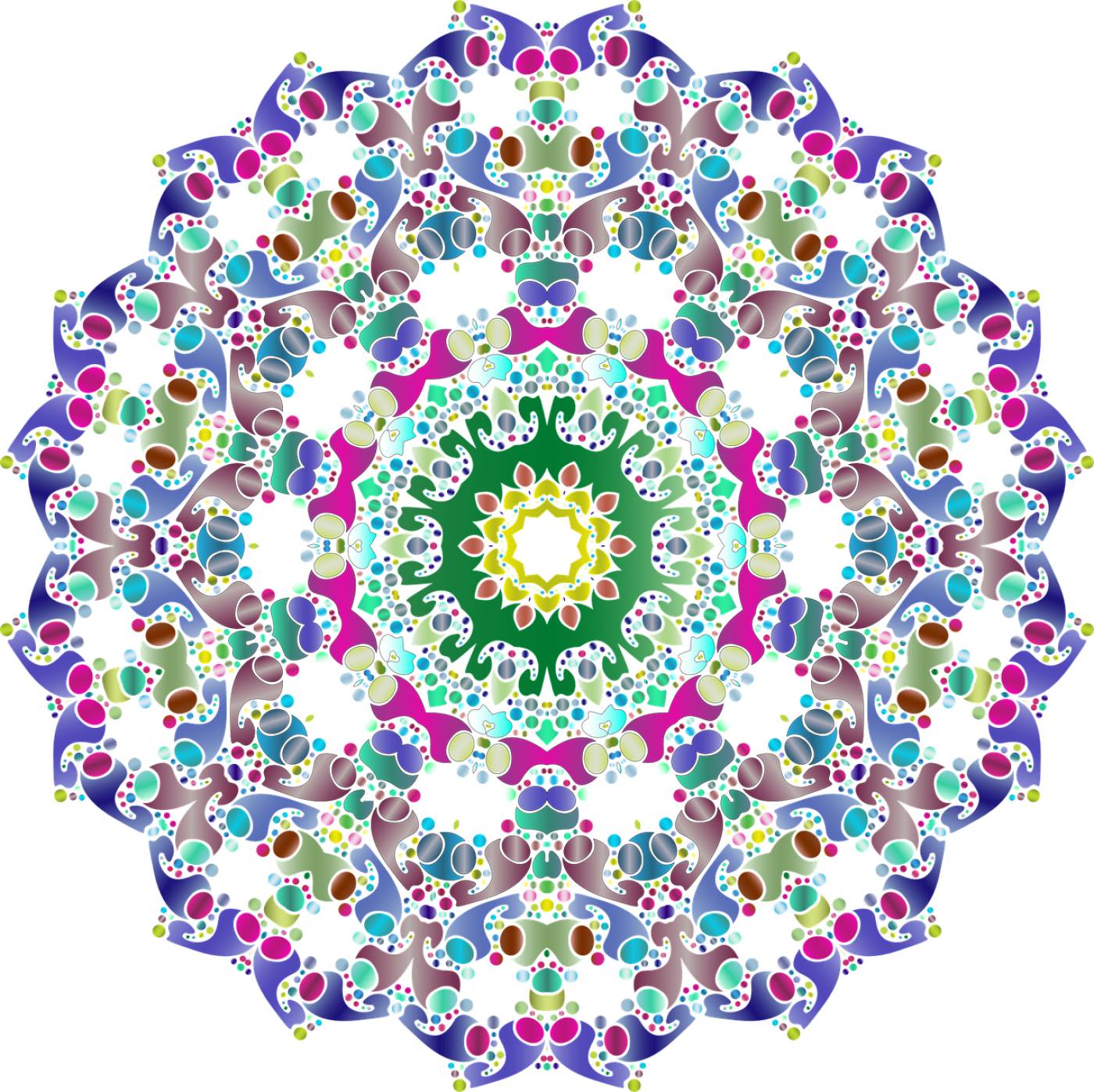 hexagonal star colorful prismatic  svg vector