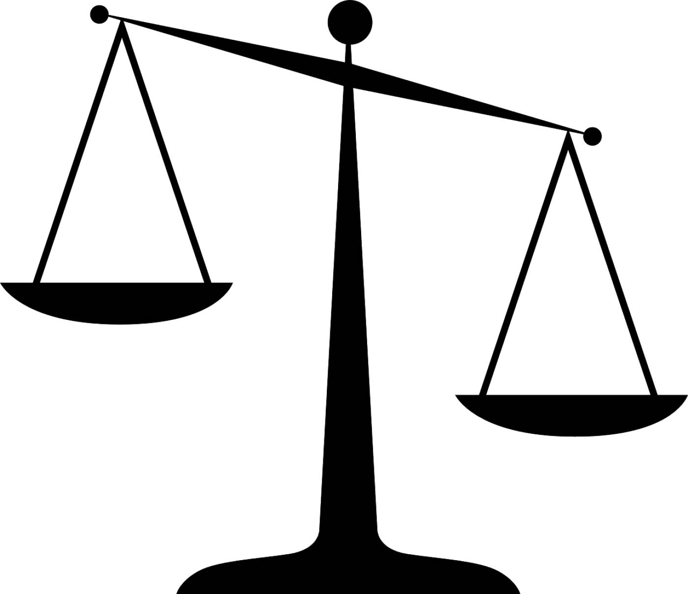 justice silhouette scales law  svg vector