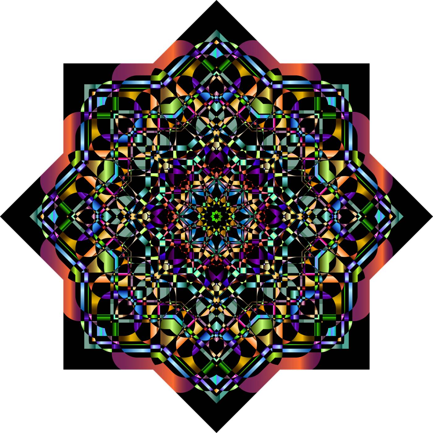 mandala abstract geometric art  svg vector