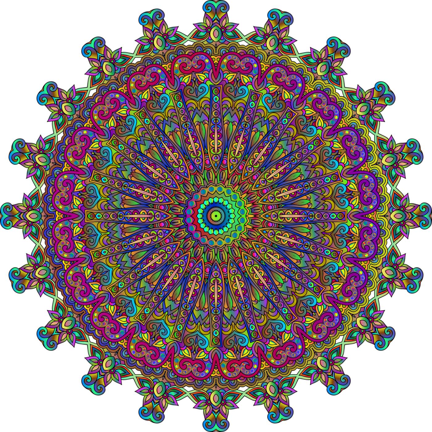 mandala geometric decorative  svg vector