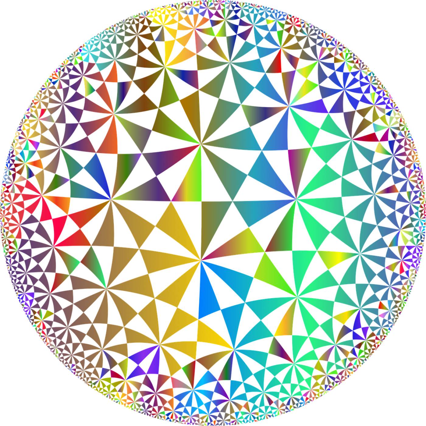 mandala triangles geometric  svg vector