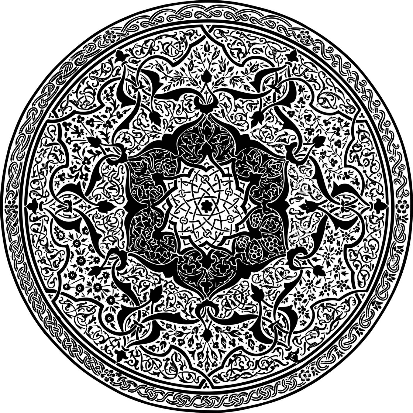 mandala zentangle geometric floral  svg vector