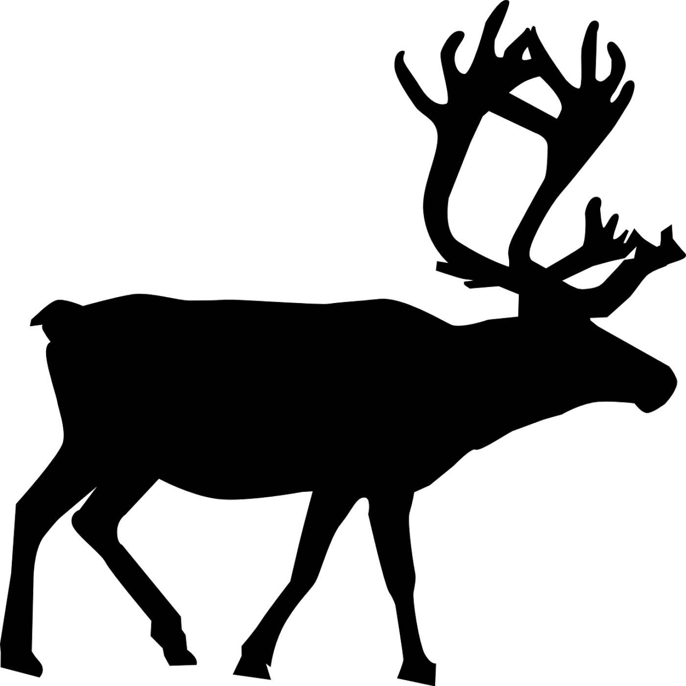 reindeer animal pole north  svg vector