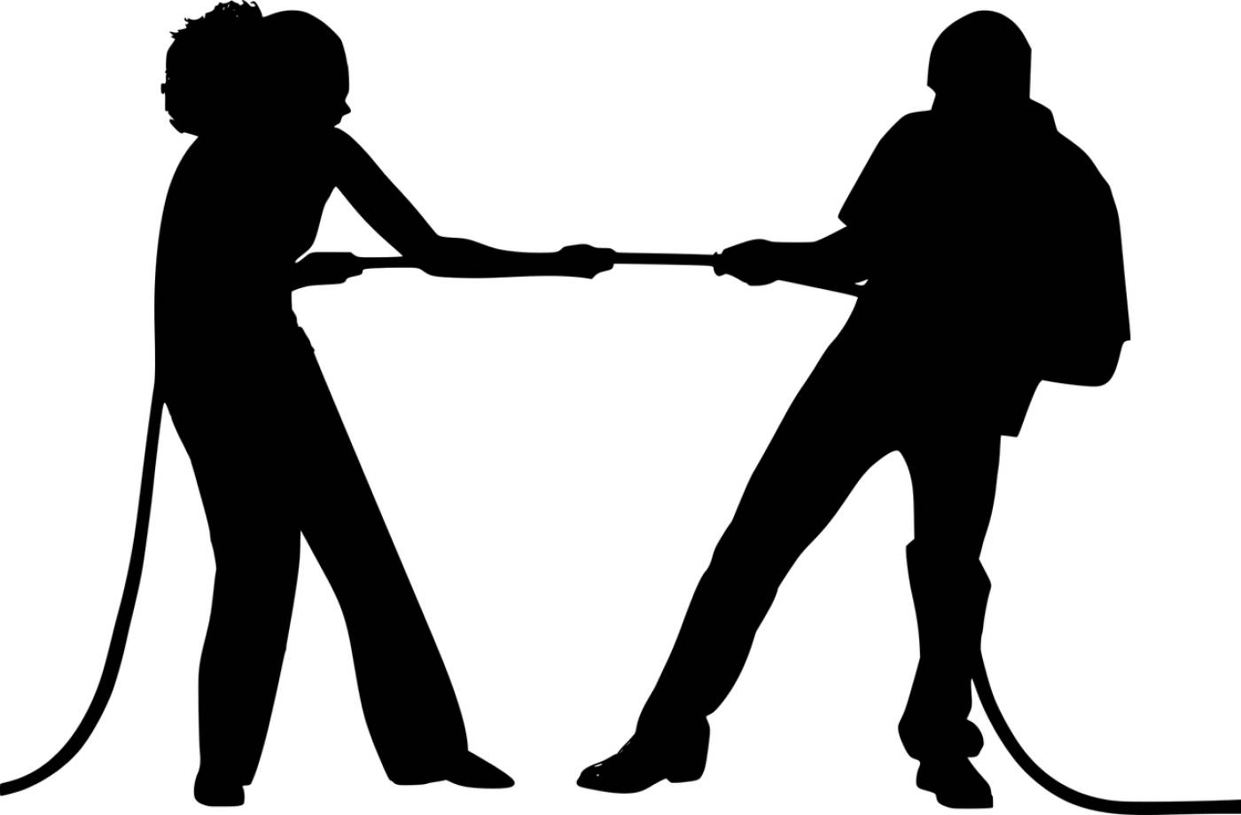 silhouette relationship conflict  svg vector