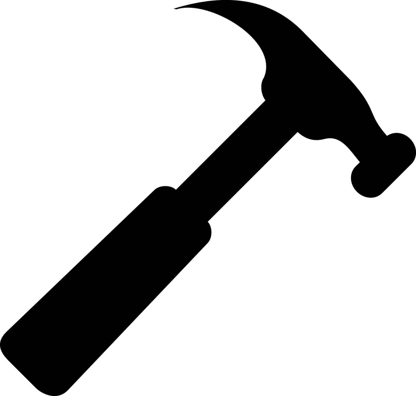 tool hammer carpenter silhouette  svg vector