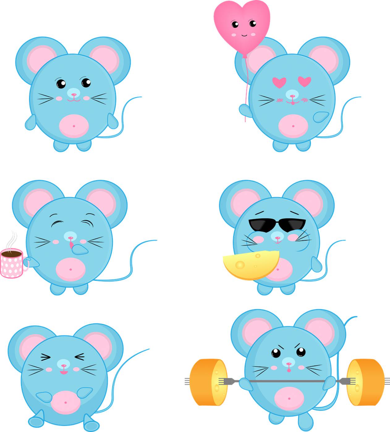 mouse rat cute animal baby  svg vector