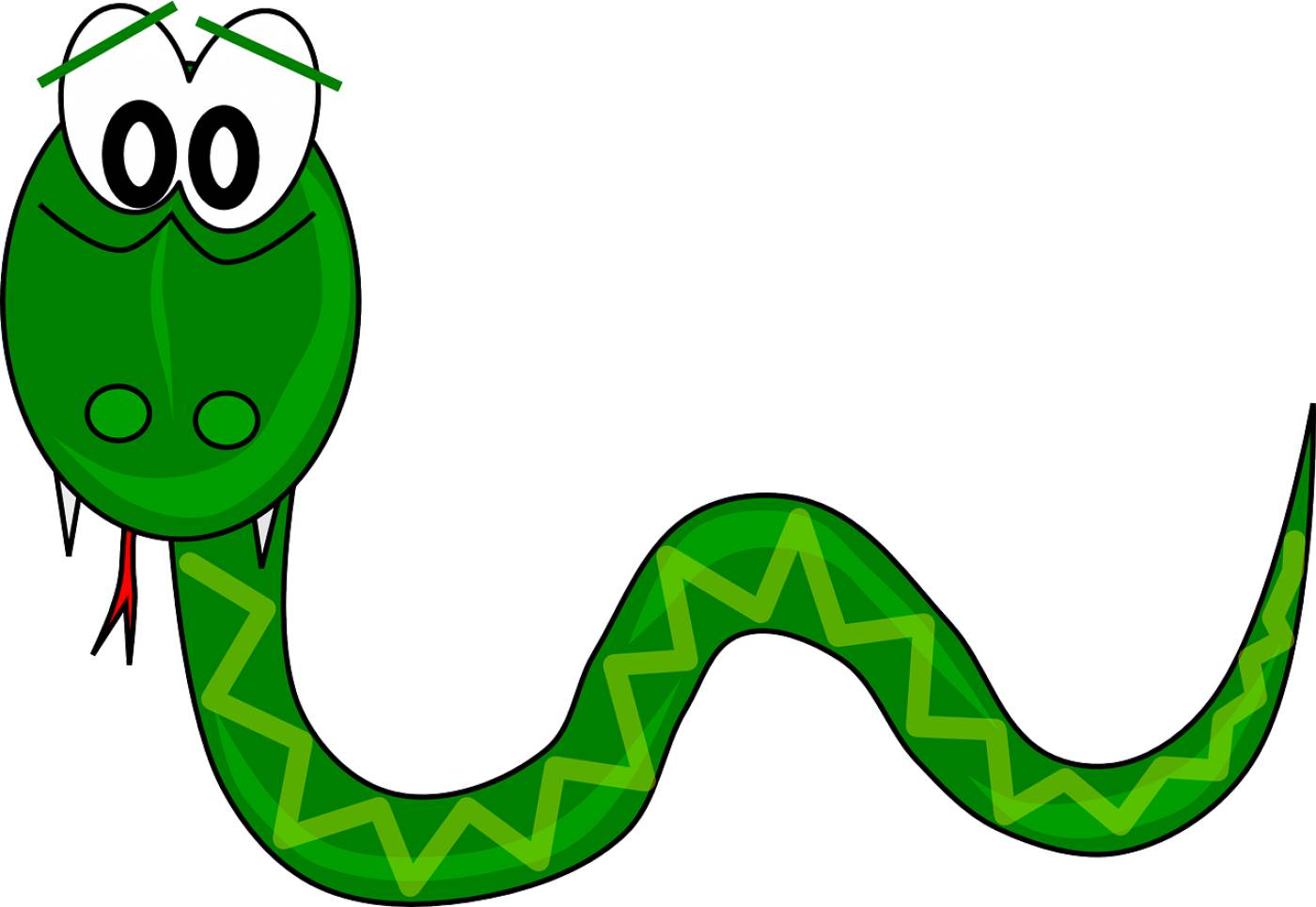snake reptile serpent cartoon  svg vector