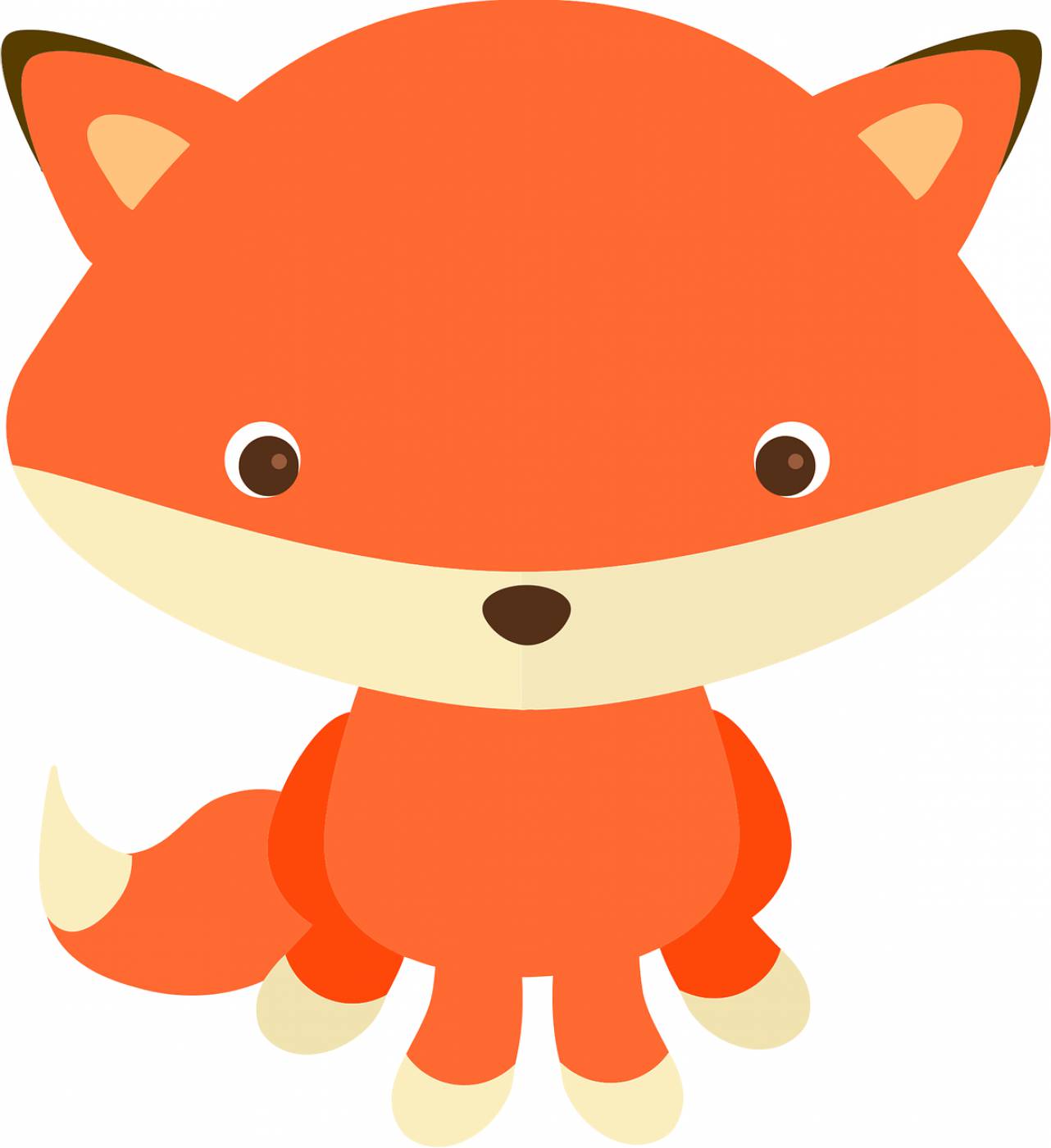 adorable adorable fox animal cute  svg vector