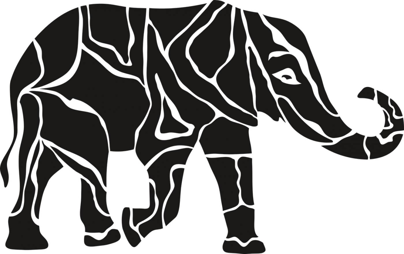 elephant animal trumpet africa  svg vector