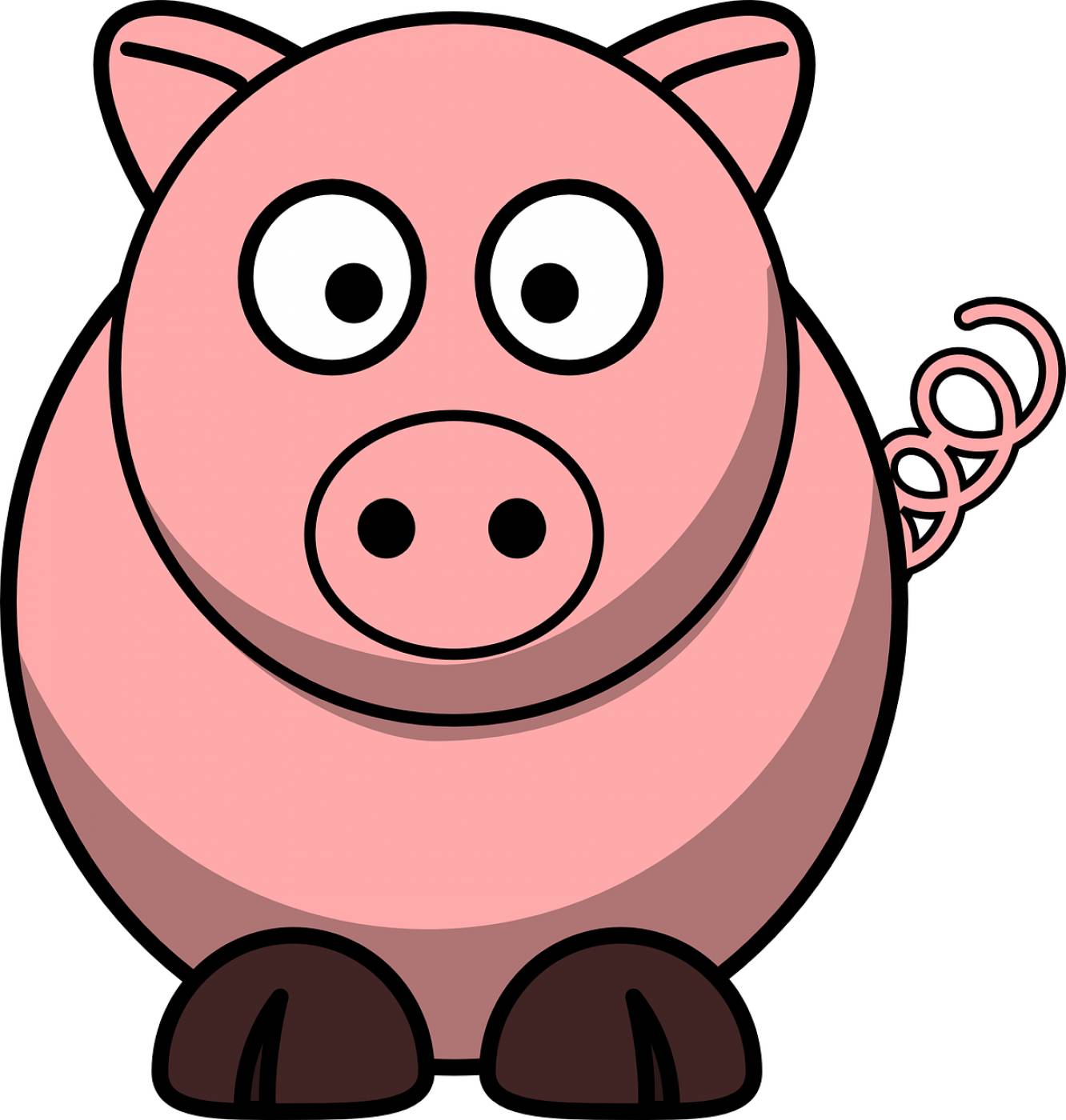 pig animal piglet pork hog piggy  svg vector