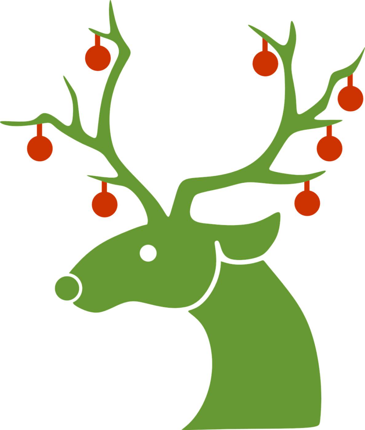 reindeer christmas winter xmas  svg vector