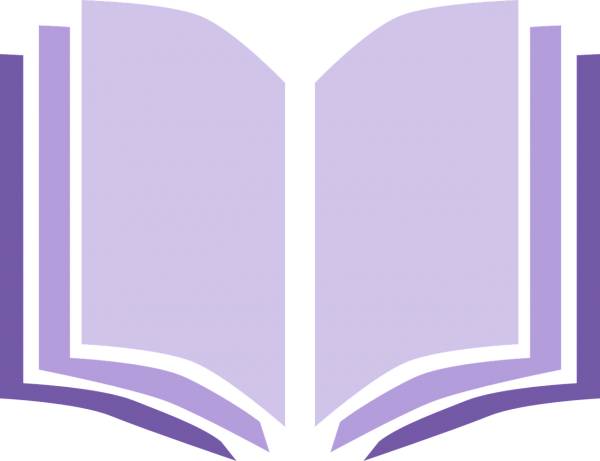book learning education lilac book  svg vector cut file