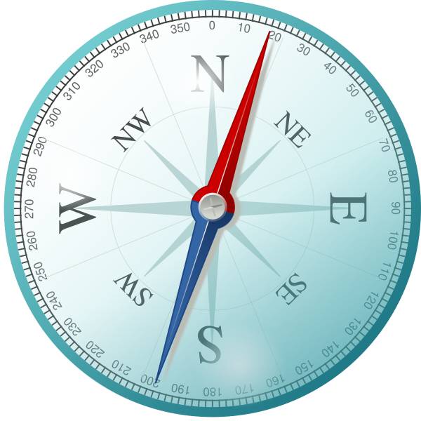 compass east north south west  svg vector cut file