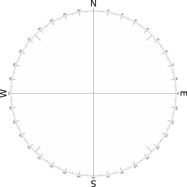 compass rose wind rose navigation  svg vector cut file
