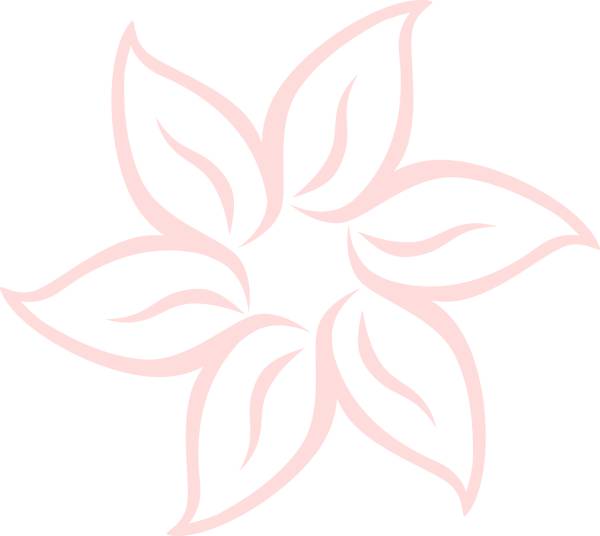 flower tropical pink blossom  svg vector cut file