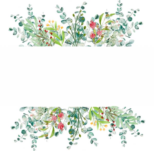 flowers greetting card  svg vector cut file