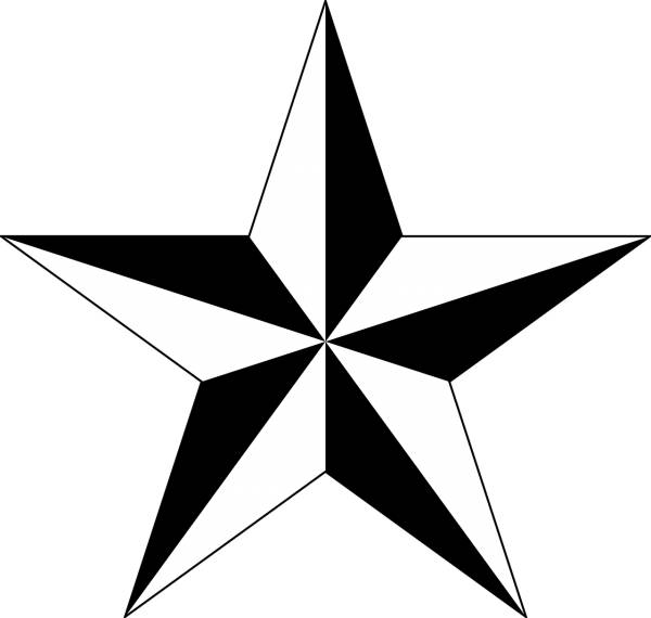 nautical star star the shade  svg vector cut file