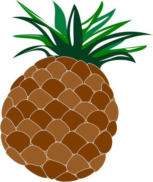 pineapple food fruit hawaii  svg vector cut file