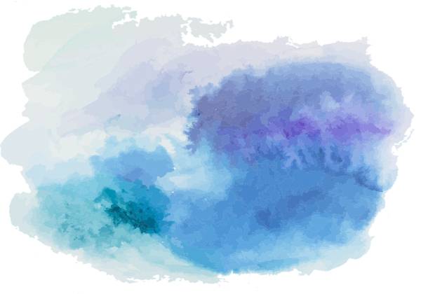 watercolor turquoise painting  svg vector cut file