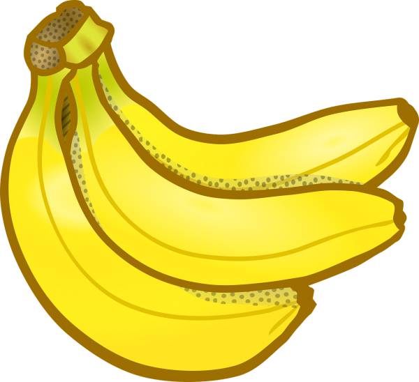 banana bunch education fruits  svg vector cut file