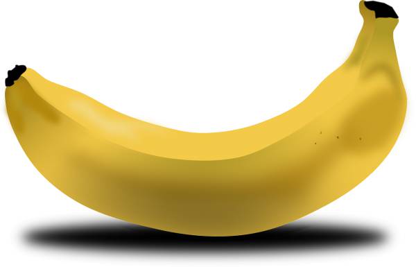 banana fruit food yellow fruit  svg vector cut file