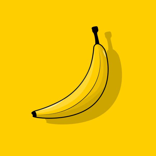 banana fruit icon yellow food  svg vector cut file