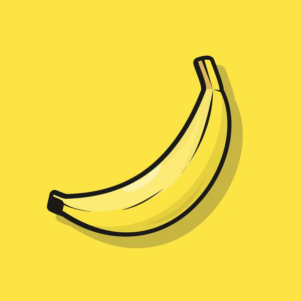 banana fruit icon yellow fruit  svg vector cut file