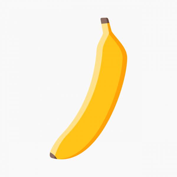 banana fruit yellow icon  svg vector cut file