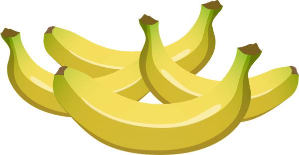bananas fruit food yellow fruit  svg vector cut file