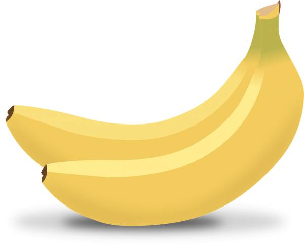 bananas fruits pair yellow bananas  svg vector cut file
