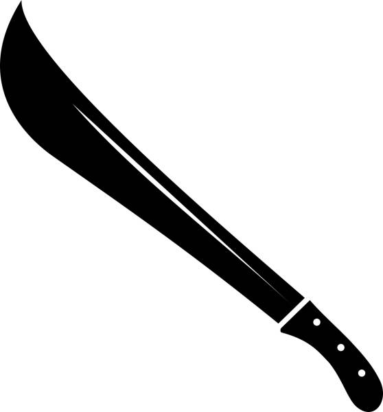 battle blade knife machete sword  svg vector cut file