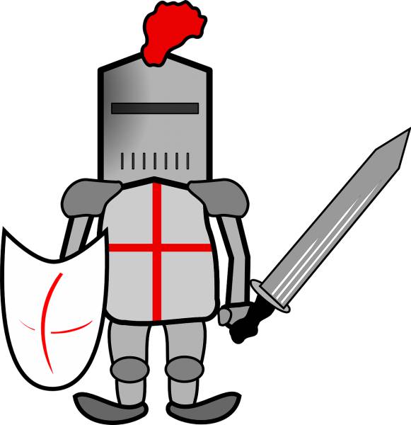 crusader armour knight warrior  svg vector cut file