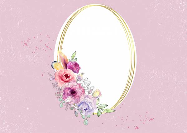 frame decorate flower galleries  svg vector cut file