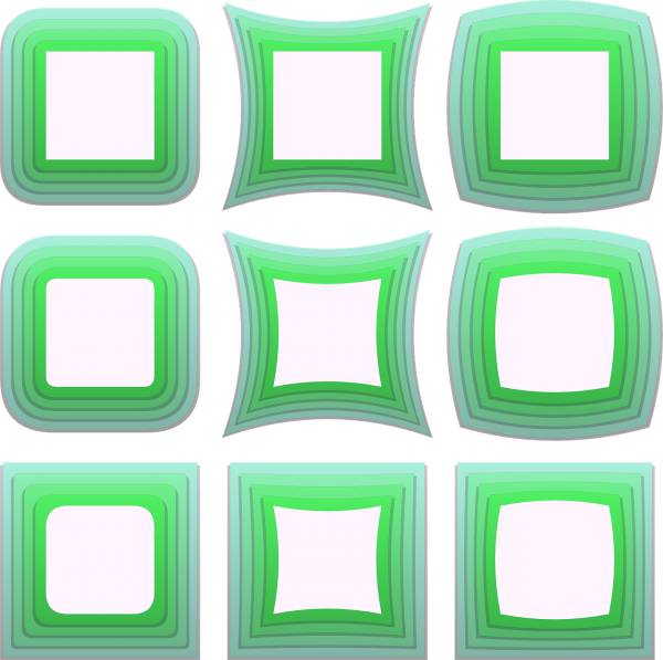 frame green border decoration  svg vector cut file
