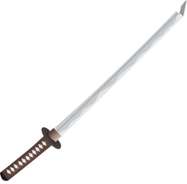 katana japan ninja samurai sword  svg vector cut file