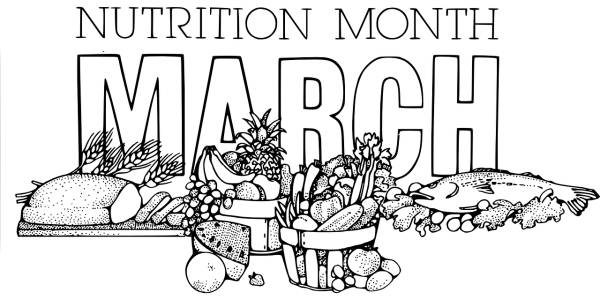 nutrition month march food bread  svg vector cut file